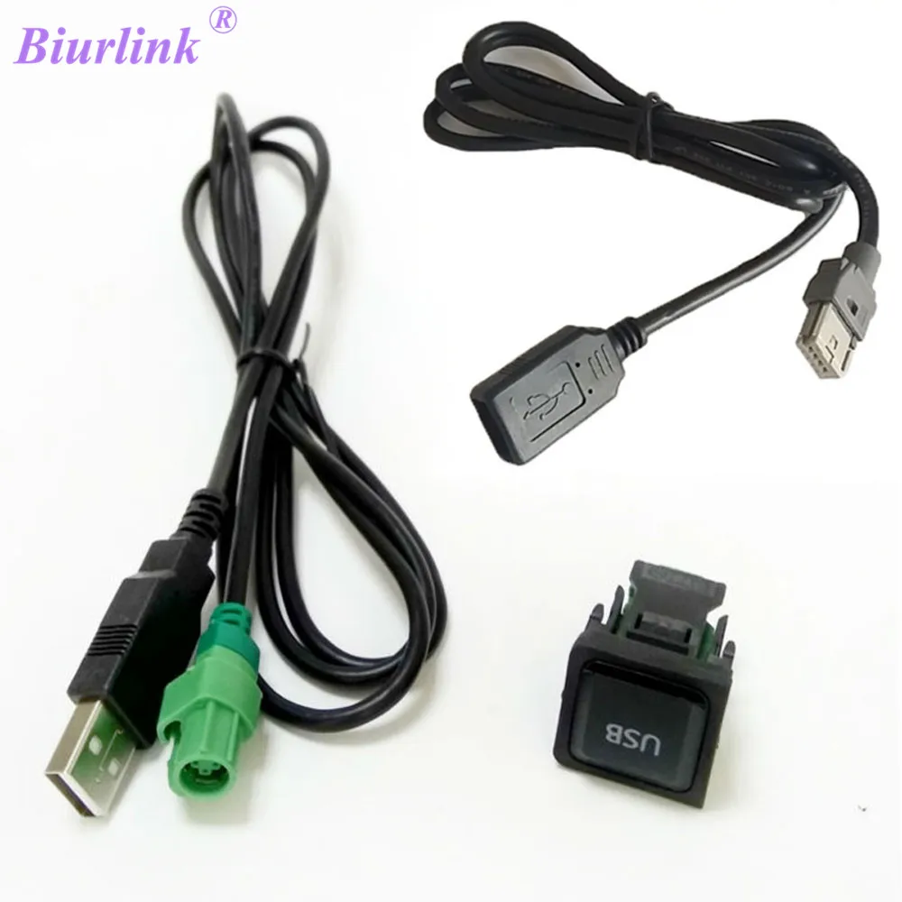 Biurlink Car Radio RD9 RD43 RD45 Extend USB Set USB Cable Adapter For Peugeot 307 308 407 408 507
Biurlink Car Radio RD9 RD43 RD45 Extend USB Set USB Cable Adapter For Peugeot 307 308 407 408 507
