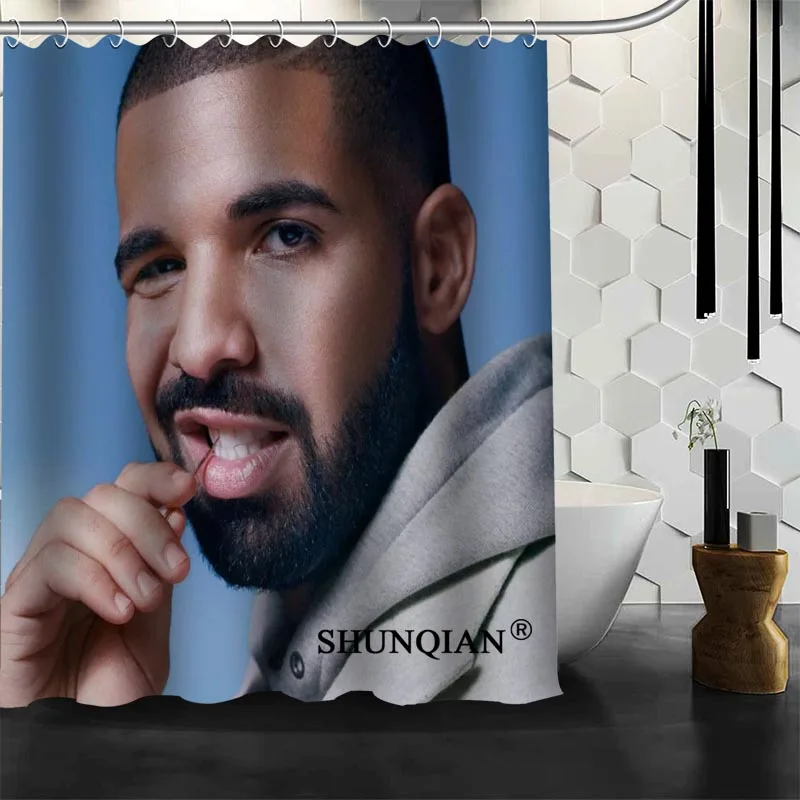 Shunqian Drake Shower Curtain 3D Printing 12 Hooks For The Bathroom High Quality Polyester Fabric Bath Curtain
Shunqian Drake Shower Curtain 3D Printing 12 Hooks For The Bathroom High Quality Polyester Fabric Bath Curtain