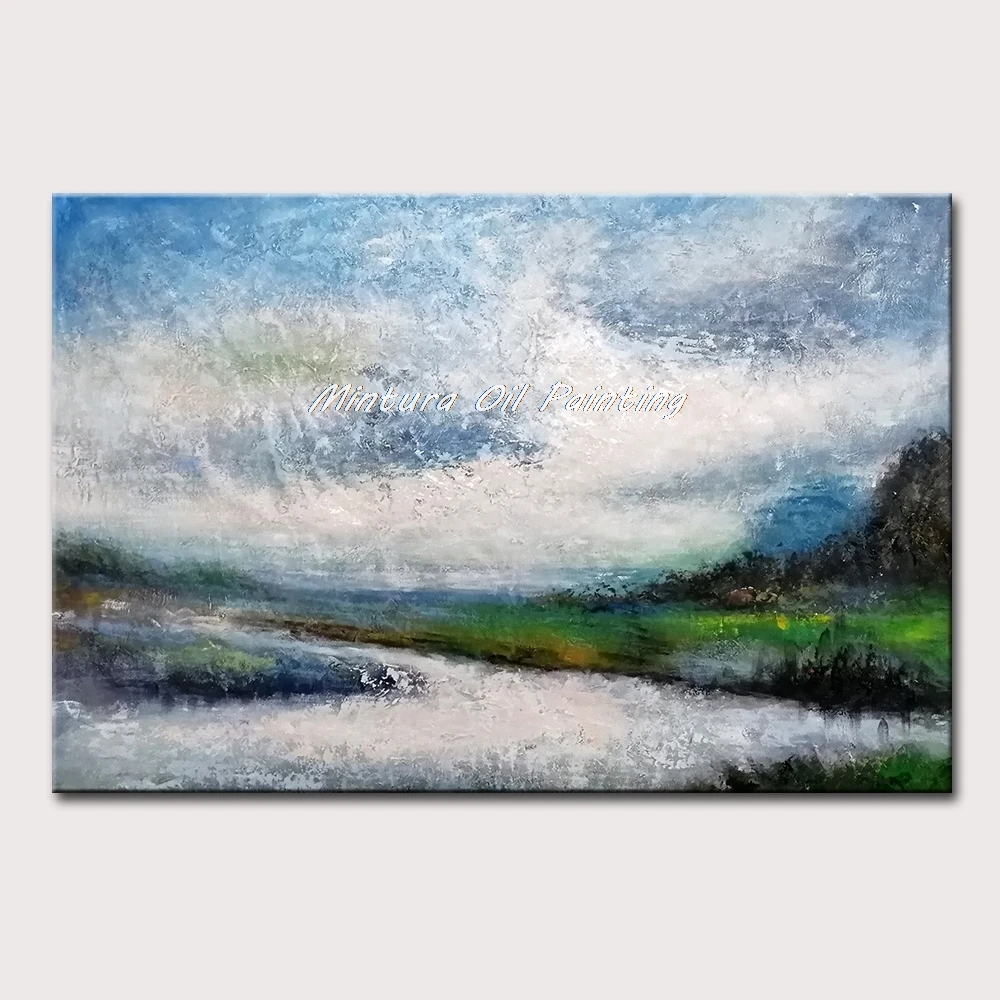 Mintura Handpainted Oil Paintings On Canva A landscape in Cloudy Weather Modern Abstract Art Painting Hotel Decoration No Framed
Mintura Handpainted Oil Paintings On Canva A landscape in Cloudy Weather Modern Abstract Art Painting Hotel Decoration No Framed