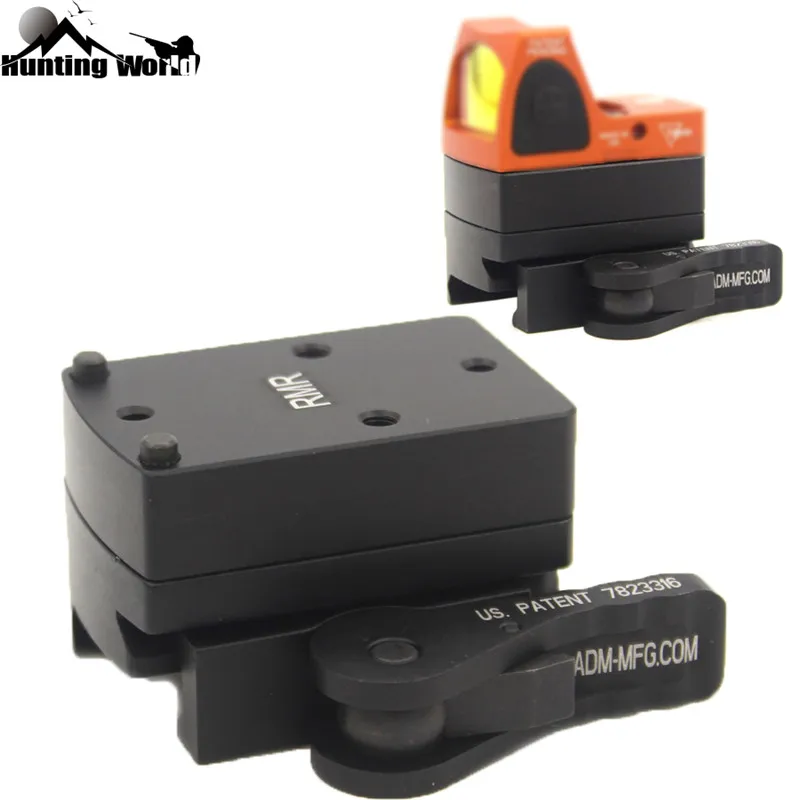 Tactical Mini RMR Red Dot Sight Mount Riser Scope Mount with Quick Detach Auto Lock fit 20mm Picatinny Rail for Airsoft Hunting
Tactical Mini RMR Red Dot Sight Mount Riser Scope Mount with Quick Detach Auto Lock fit 20mm Picatinny Rail for Airsoft Hunting