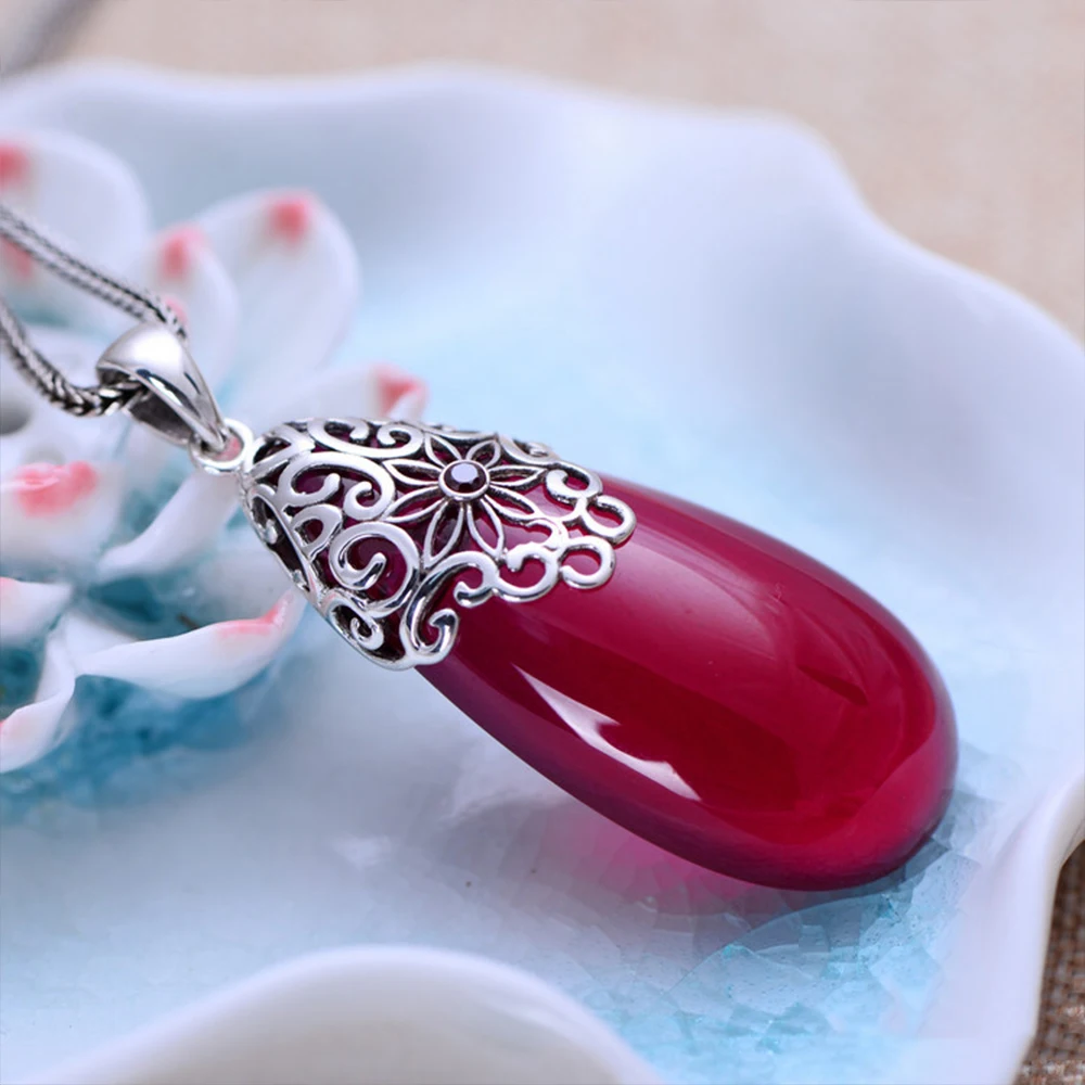 Подвеска из серебра винтажная Капля воды пробы, гранатовые кулоны для ожерелья, Женские Ювелирные украшения MetJakt
Подвеска из серебра винтажная Капля воды пробы, гранатовые кулоны для ожерелья, Женские Ювелирные украшения MetJakt
