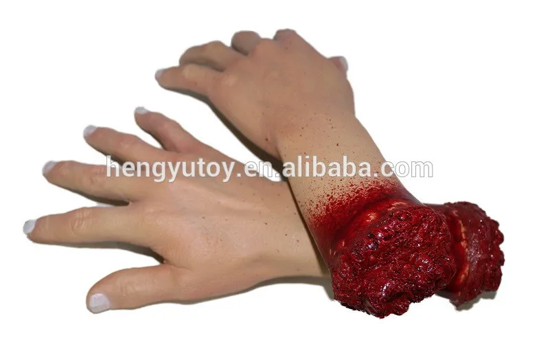Hot Sale Severed Scary Cut Off Bloody Fake Latex Lifesize Arm Hand Halloween Prop
Hot Sale Severed Scary Cut Off Bloody Fake Latex Lifesize Arm Hand Halloween Prop