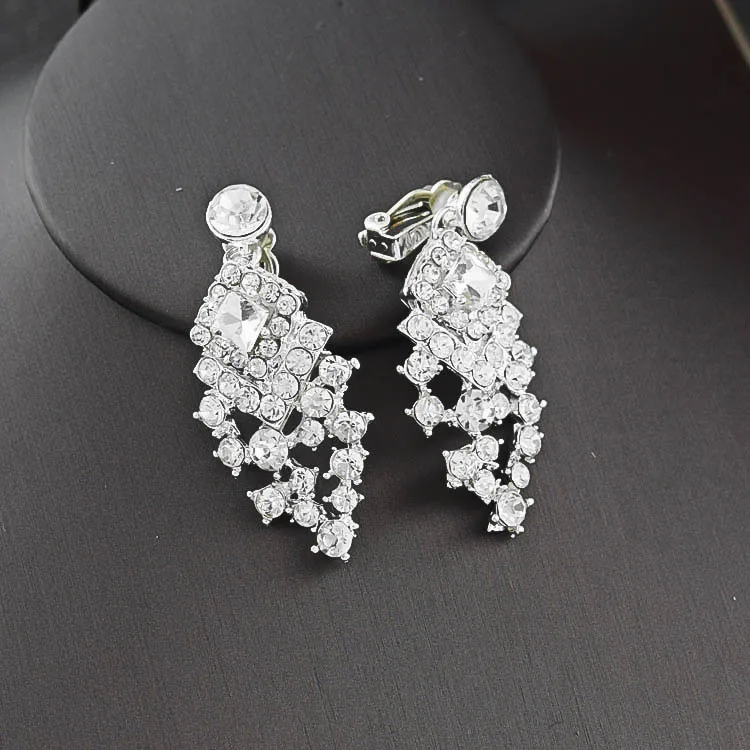 Bride headdress crown three - piece suit jewelry wedding accessories hair ornaments necklace earrings jewelryAD1924 | Украшения и