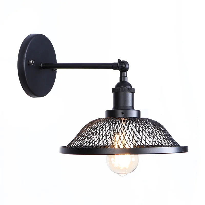 Rust Black Iron Net Wall Sconce Edison Industrial Vintage LED Wall Light Fixtures Loft Adjust Bedside Wall Lamp Home Lighting
Rust Black Iron Net Wall Sconce Edison Industrial Vintage LED Wall Light Fixtures Loft Adjust Bedside Wall Lamp Home Lighting