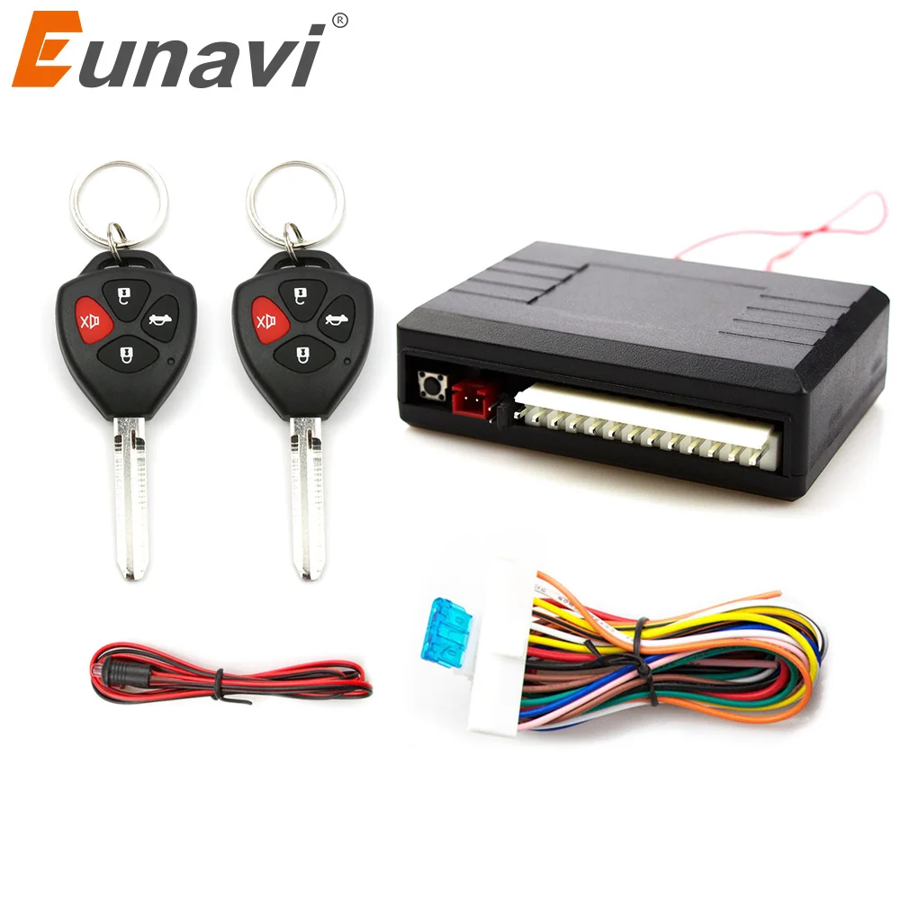 Eunavi Universal Auto Car Remote Central Kit Lock UnlocK Keyless Entry System Central Locking LED Indicate Trunk Release button
Eunavi Universal Auto Car Remote Central Kit Lock UnlocK Keyless Entry System Central Locking LED Indicate Trunk Release button