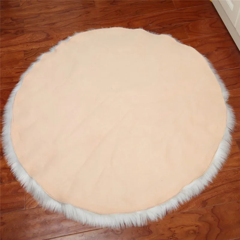 Round Soft Faux Sheepskin Fur Area Rugs for Bedroom Living Room Floor Shaggy Silky Plush Carpet White Faux Fur Rug Bedside Rugs
Round Soft Faux Sheepskin Fur Area Rugs for Bedroom Living Room Floor Shaggy Silky Plush Carpet White Faux Fur Rug Bedside Rugs