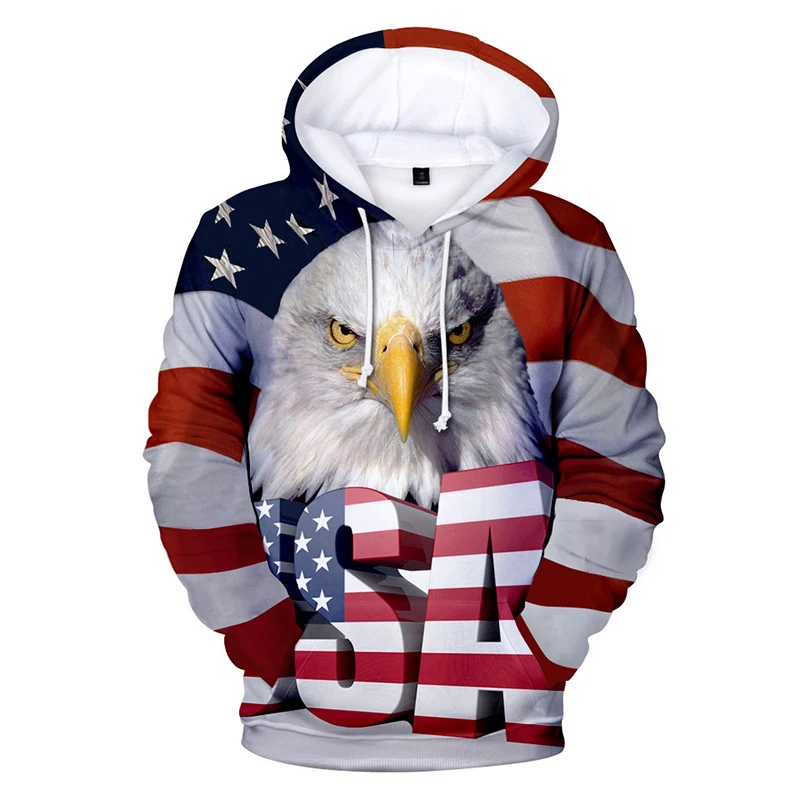 New funny USA Flag Eagle printed 3d hoodies pullover men women Hoodie hoody tops casual Long Sleeve 3D Hooded Sweatshirt clothes
New funny USA Flag Eagle printed 3d hoodies pullover men women Hoodie hoody tops casual Long Sleeve 3D Hooded Sweatshirt clothes