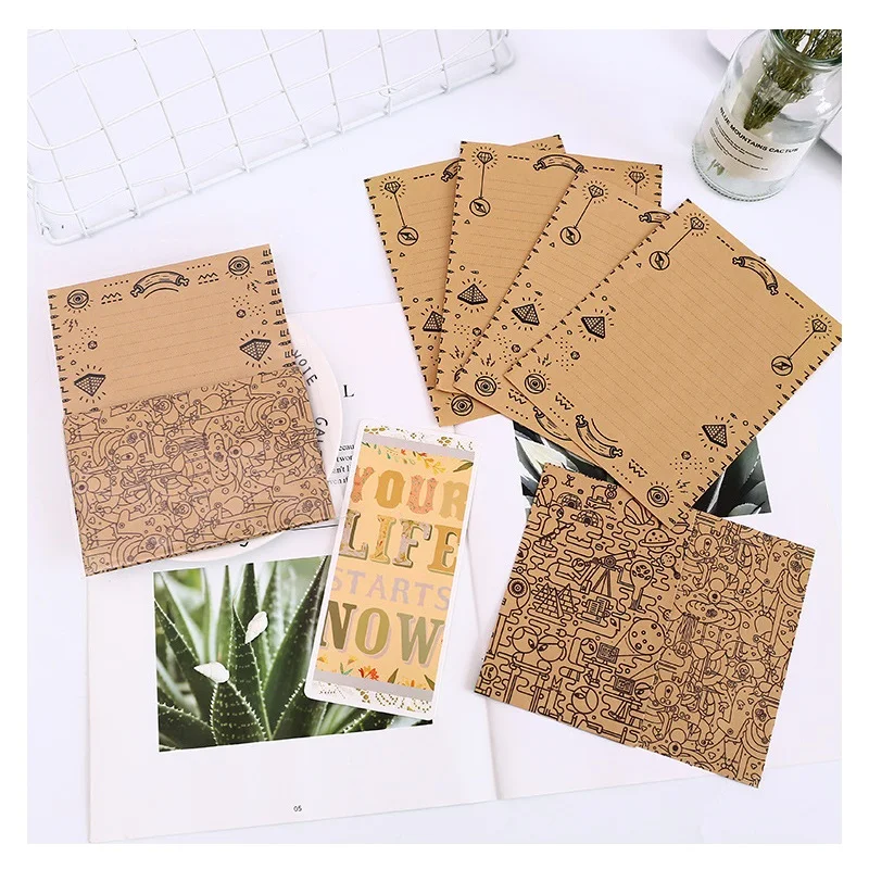 12Pcs/Set 4 Envelops + 8 Writting Paper Maze Type Envelopes Sobres Paper Letter Paper Set Stationery Gift
12Pcs/Set 4 Envelops + 8 Writting Paper Maze Type Envelopes Sobres Paper Letter Paper Set Stationery Gift