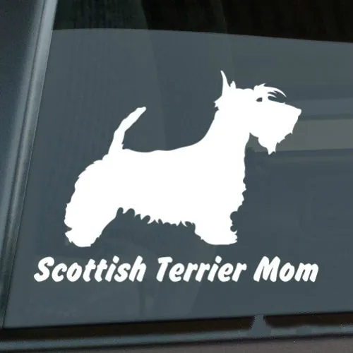 Scottish Terrier Mom Sticker Die Cut Vinyl - v2 scottie window decal Size(inch): 6.00 x 4.47
Scottish Terrier Mom Sticker Die Cut Vinyl - v2 scottie window decal Size(inch): 6.00 x 4.47