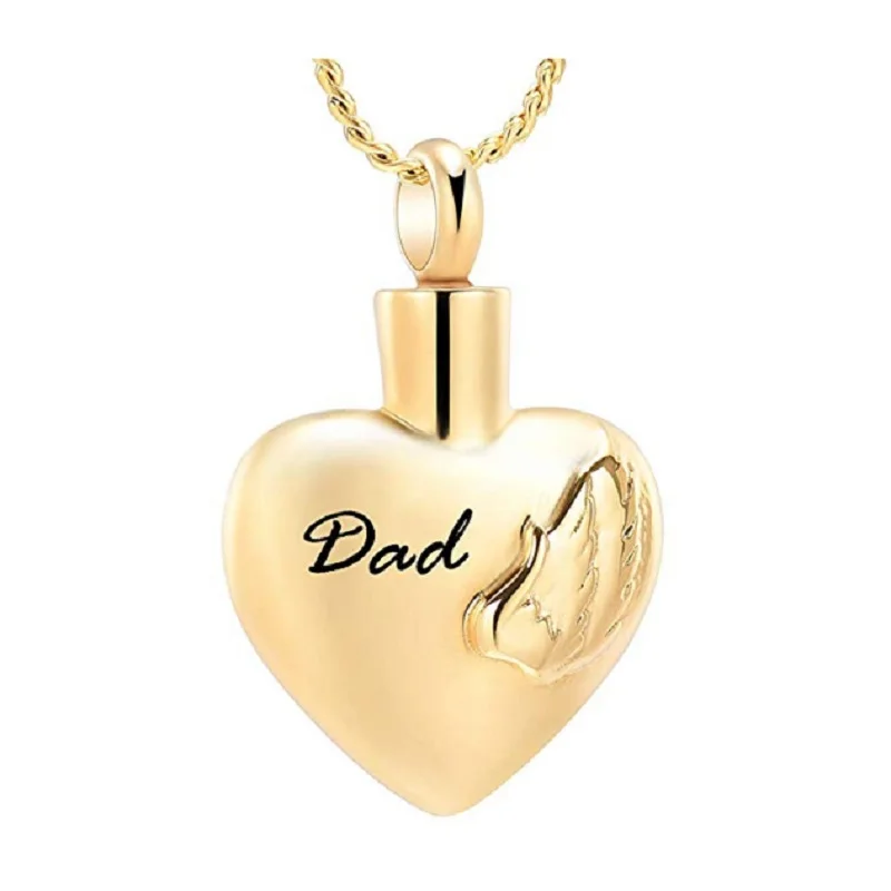 IJD15 Always in My Heart Cremation Jewelry for Ashes-Stainless Steel Angel Wings Keepsake Memorial Urn Necklace for Women/Men
IJD15 Always in My Heart Cremation Jewelry for Ashes-Stainless Steel Angel Wings Keepsake Memorial Urn Necklace for Women/Men
