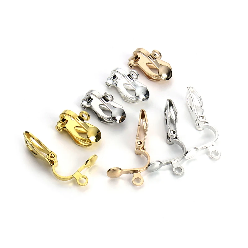 50pcs/lot Gold/Silver/Rose Gold/Rhodium Color Ear Cuff Clip-on No Piercing Earring Hooks Claps Accessories for Making Earrings
50pcs/lot Gold/Silver/Rose Gold/Rhodium Color Ear Cuff Clip-on No Piercing Earring Hooks Claps Accessories for Making Earrings
