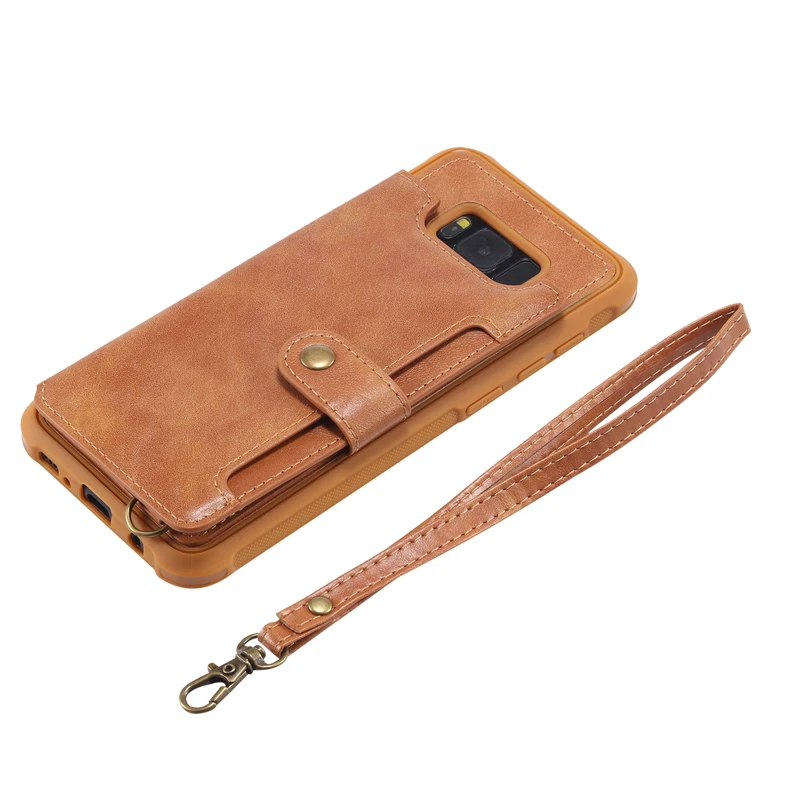 Luxury Vintage Leather Flip Wallet Phone Soft Silicone Case Cover Shell w/ String for Samsung Galaxy S8 S8Plus Coque Fundas
Luxury Vintage Leather Flip Wallet Phone Soft Silicone Case Cover Shell w/ String for Samsung Galaxy S8 S8Plus Coque Fundas