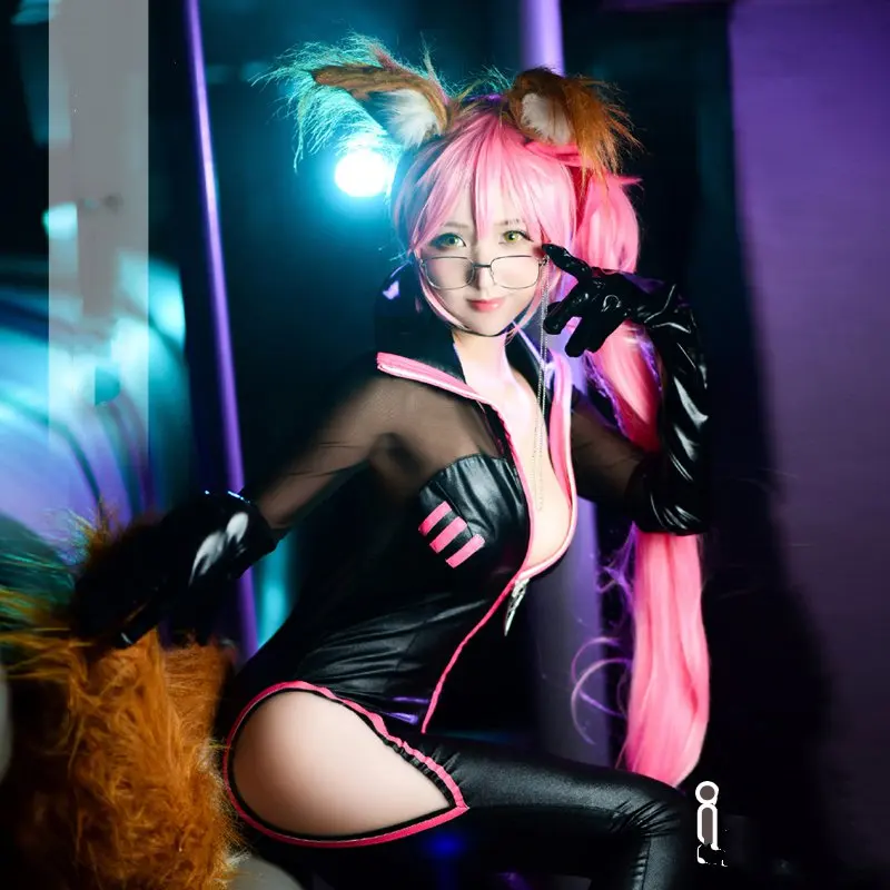 Anime! Fate Grand Order FGO Tamamo no Mae Black Bodysuit Uniform Cosplay Costume Halloween Suit For Women
Anime! Fate Grand Order FGO Tamamo no Mae Black Bodysuit Uniform Cosplay Costume Halloween Suit For Women