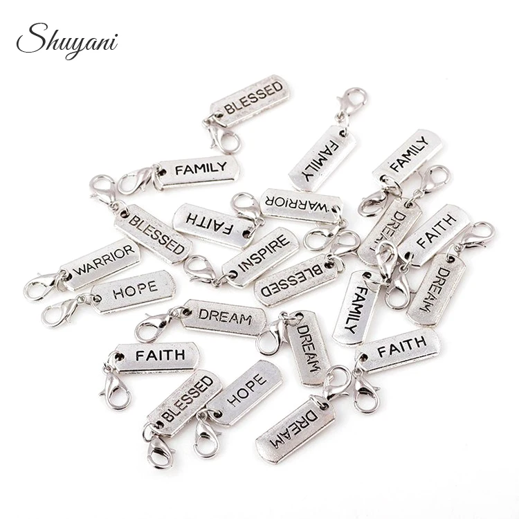 20Pcs Vintage Inspiration Words Faith Love Believe Family Charms Letter Tag Letter Dream Pendant For Necklaces Jewelry Making
20Pcs Vintage Inspiration Words Faith Love Believe Family Charms Letter Tag Letter Dream Pendant For Necklaces Jewelry Making