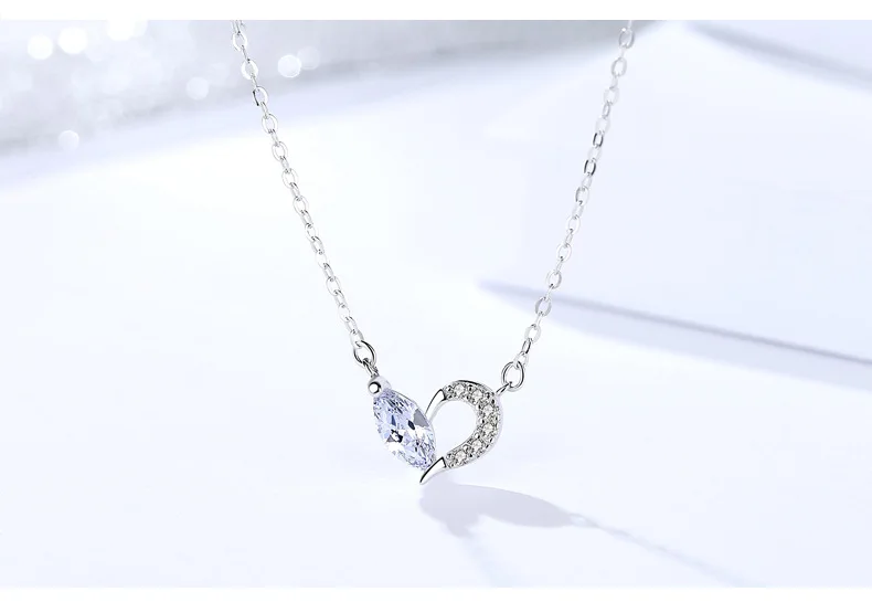 Fashion crystal heart 925 Sterling Silver pendant necklace For Women cubic zirconia Pendants with S925 silver necklace jewelry
Fashion crystal heart 925 Sterling Silver pendant necklace For Women cubic zirconia Pendants with S925 silver necklace jewelry