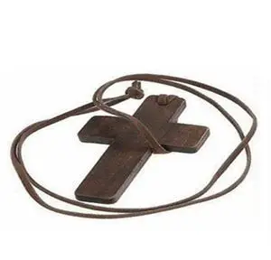 Деревянный крест подвеска ожерелье женщин панк заявление 2016 модные ювелирные