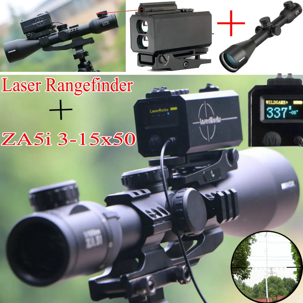 Rangefinder riflescop MINOX ZA 5i 3-15x50 Riflescopes + 5-700M Mini Laser Rangefinders Range Finder Distance Meter Finder scops
Rangefinder riflescop MINOX ZA 5i 3-15x50 Riflescopes + 5-700M Mini Laser Rangefinders Range Finder Distance Meter Finder scops