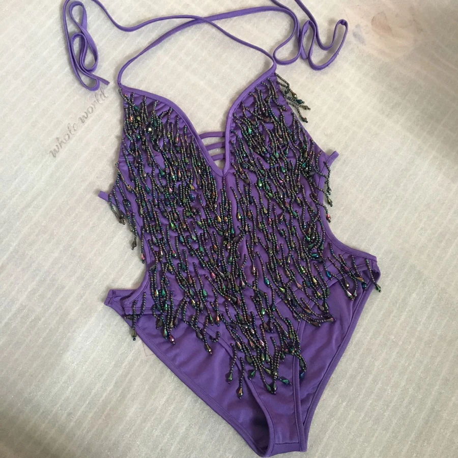 2019 backless Handmade bodysuit women Jumpsuit Romper sexy tassel body feminino Elegant beachwear macacao feminino
2019 backless Handmade bodysuit women Jumpsuit Romper sexy tassel body feminino Elegant beachwear macacao feminino