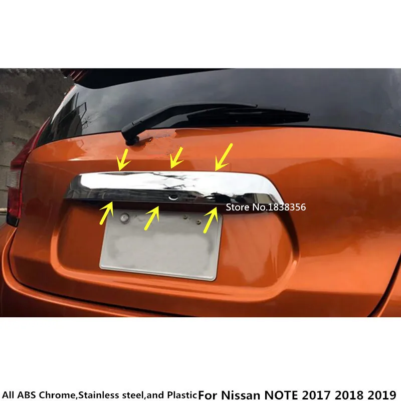 Free Shipping ABS Chrome Rear Door License Tailgate Bumper Frame Plate Trim Lamp Trunk Hood For Nissan NOTE 2017 2018 2019 2020
Free Shipping ABS Chrome Rear Door License Tailgate Bumper Frame Plate Trim Lamp Trunk Hood For Nissan NOTE 2017 2018 2019 2020