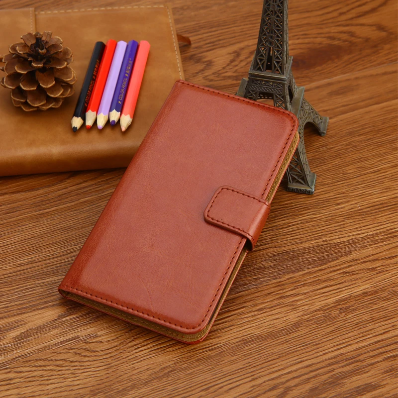 Luxury Wallet Case For HomTom S16 PU Leather Retro Flip Cover Magnetic Fashion Cases Strap | Мобильные телефоны и