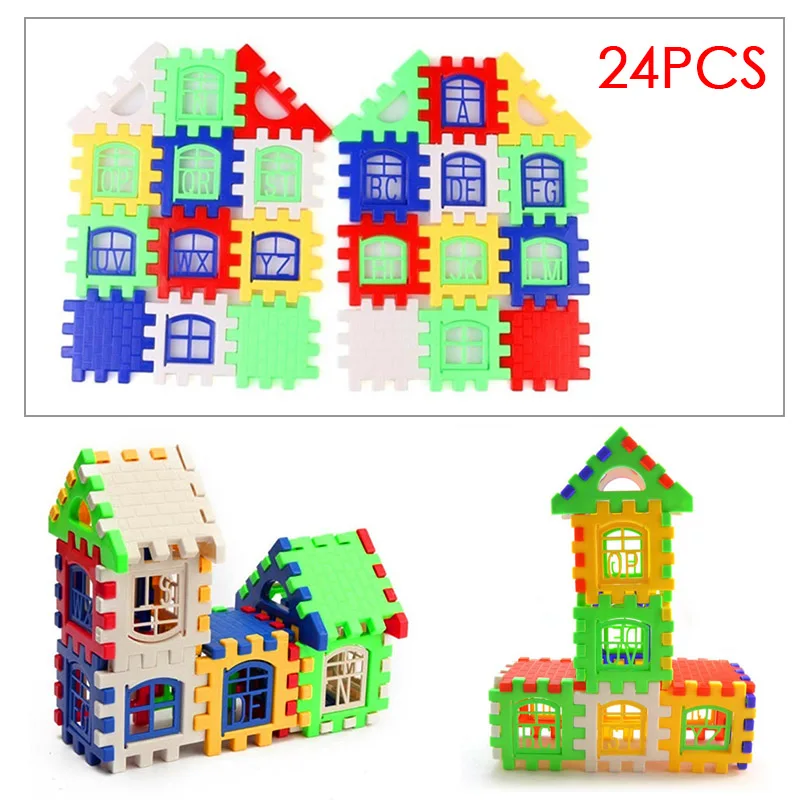 Hot Selling 24Pcs Children Puzzle Inserted Plastic Building Blocks Assembled Blocks Kindergarten Kids Preschool Birthday Toys
Hot Selling 24Pcs Children Puzzle Inserted Plastic Building Blocks Assembled Blocks Kindergarten Kids Preschool Birthday Toys