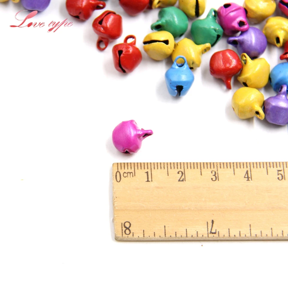 100 шт. смешанные колокольчики свободные железные шарики звуковые детские игрушки