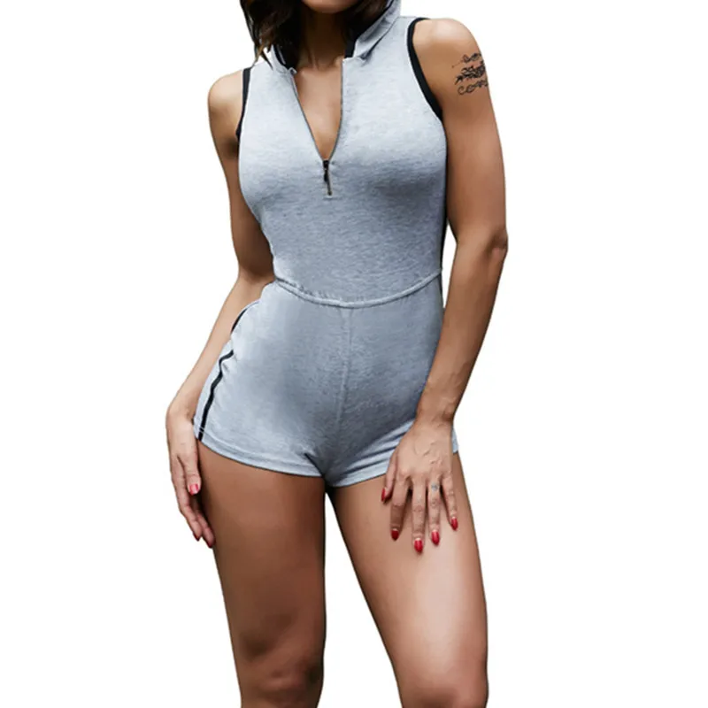 2018 Casual Women One Piece Outfits Jumpsuits Long Sleeve Bodycon Front Zipper Hooded Long Pants Sexy Rompers Playsuit
2018 Casual Women One Piece Outfits Jumpsuits Long Sleeve Bodycon Front Zipper Hooded Long Pants Sexy Rompers Playsuit