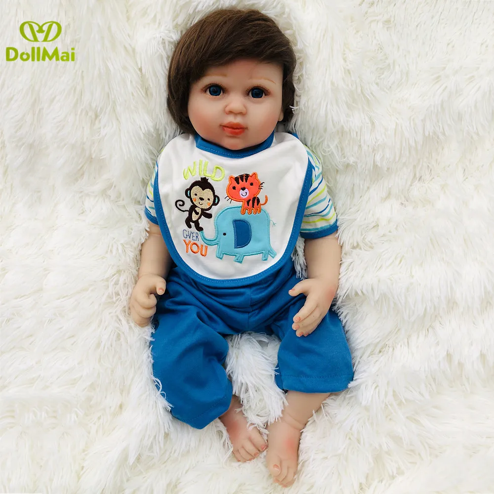 Reborn boy baby doll 20" 50cm soft real touch silicone reborn babies dolls for children birthday gift bonecas
Reborn boy baby doll 20" 50cm soft real touch silicone reborn babies dolls for children birthday gift bonecas