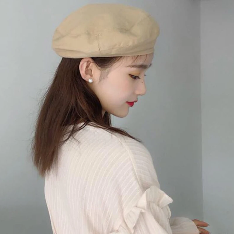 HT2570 Berets Women Spring Summer Vintage Beret Hat Ladies Solid Breathable Cotton Women Beret Artist Painter Flat Hat for Women
HT2570 Berets Women Spring Summer Vintage Beret Hat Ladies Solid Breathable Cotton Women Beret Artist Painter Flat Hat for Women
