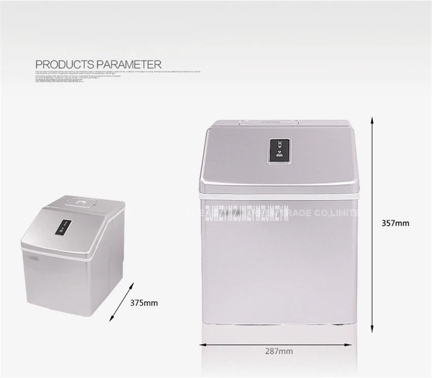 1pc HZB-20FA Ice Maker Machine Portable Automatic Ice Cube Maker Machine Bullet Round Ice Block Making Machine 25kgs/24H 220V
1pc HZB-20FA Ice Maker Machine Portable Automatic Ice Cube Maker Machine Bullet Round Ice Block Making Machine 25kgs/24H 220V