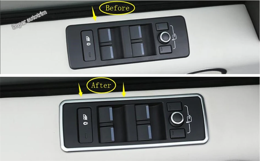 Lapetus Inner Door Armrest Window Lift Button Frame Cover Trim 4 Pcs Fit For Land Rover L462 Discovery 5 2017 - 2022 ABS
Lapetus Inner Door Armrest Window Lift Button Frame Cover Trim 4 Pcs Fit For Land Rover L462 Discovery 5 2017 - 2022 ABS