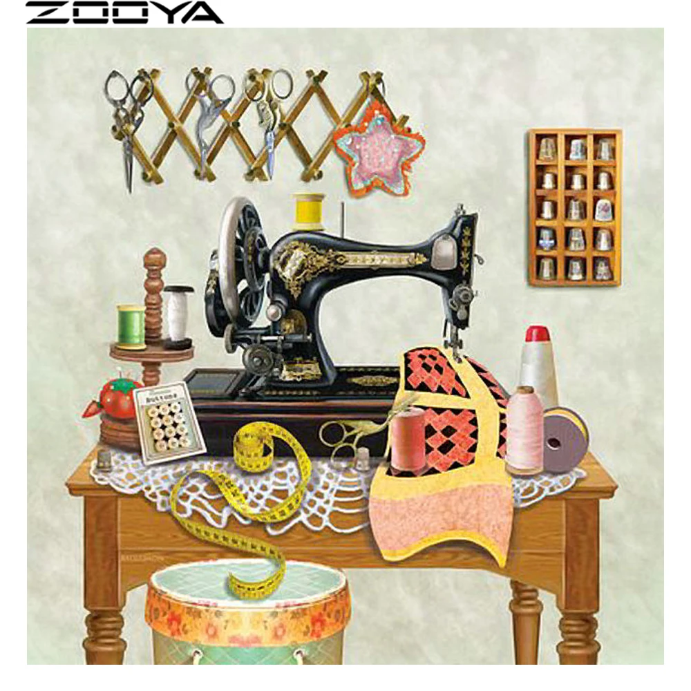 ZOOYA Diamond Painting Cross-Stitch Kit Diamond Embroidery Rhinestone Painting Home Decor Needlework Sewing Machine Mosaic R1398
ZOOYA Diamond Painting Cross-Stitch Kit Diamond Embroidery Rhinestone Painting Home Decor Needlework Sewing Machine Mosaic R1398