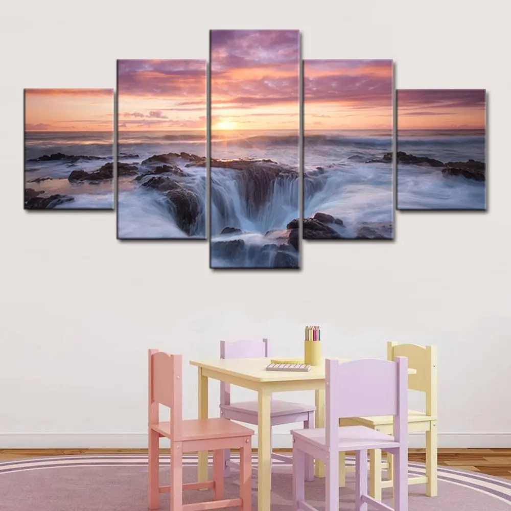 Romantic Aesthetic Atmosphere Waterfall Poster Background Purple Sunrise Landscape Art Canvas Painting Print For Home Decorative
Romantic Aesthetic Atmosphere Waterfall Poster Background Purple Sunrise Landscape Art Canvas Painting Print For Home Decorative