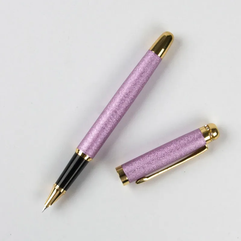 school Frosted purple 0.38mm Hooded Nib Fountain Pen with Ink Cartridge Gift Smooth Writing Student Practice Handwriting Pens
school Frosted purple 0.38mm Hooded Nib Fountain Pen with Ink Cartridge Gift Smooth Writing Student Practice Handwriting Pens