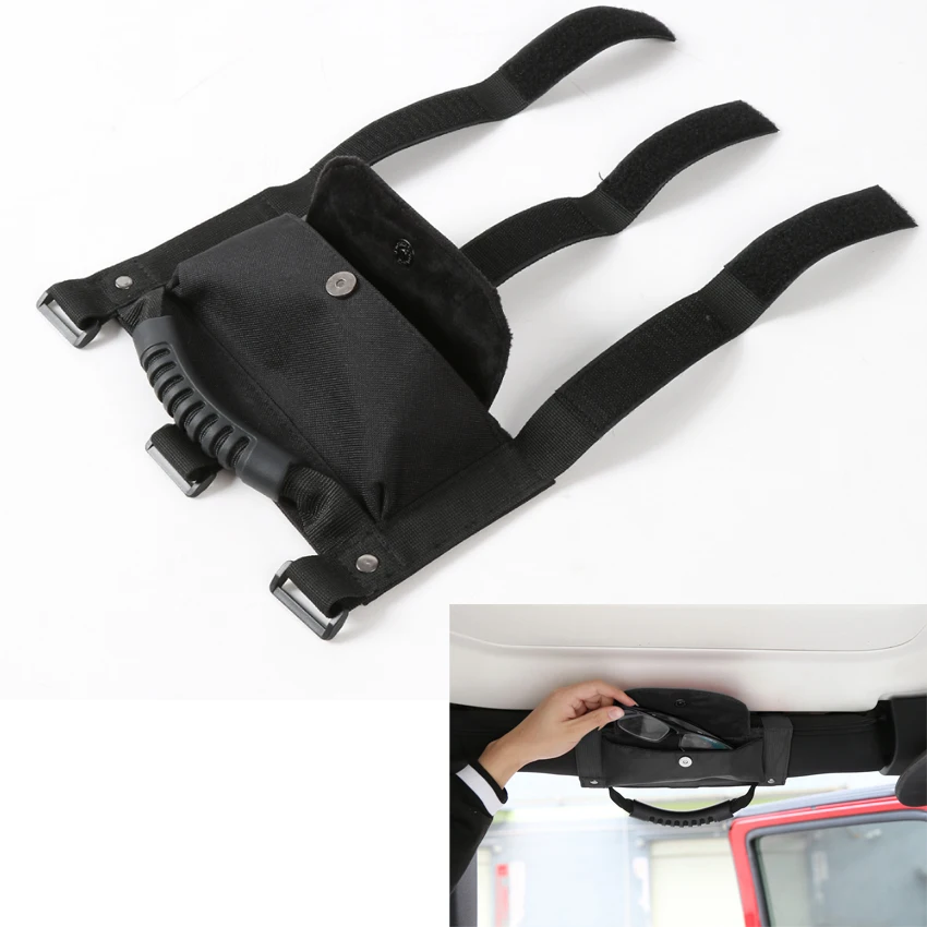Red/Black/Blue Auto Car Roof Hand Hold Strip Roll Bar Sunglass Holder Storage Bag Pouch For Jeep Wrangler TJ CJ YJ JK 2007-2016
Red/Black/Blue Auto Car Roof Hand Hold Strip Roll Bar Sunglass Holder Storage Bag Pouch For Jeep Wrangler TJ CJ YJ JK 2007-2016