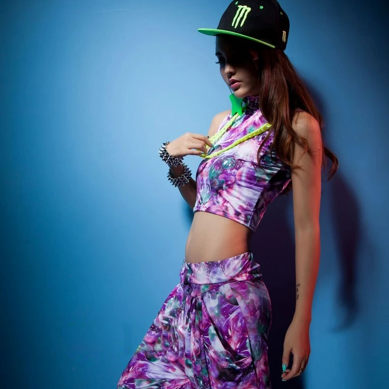 Nice New Fashion Brand Jazz Harem Women Pants Hip Hop Women Dance Doodle Pants Woman Trousers Loose Neon Colored Pants
Nice New Fashion Brand Jazz Harem Women Pants Hip Hop Women Dance Doodle Pants Woman Trousers Loose Neon Colored Pants