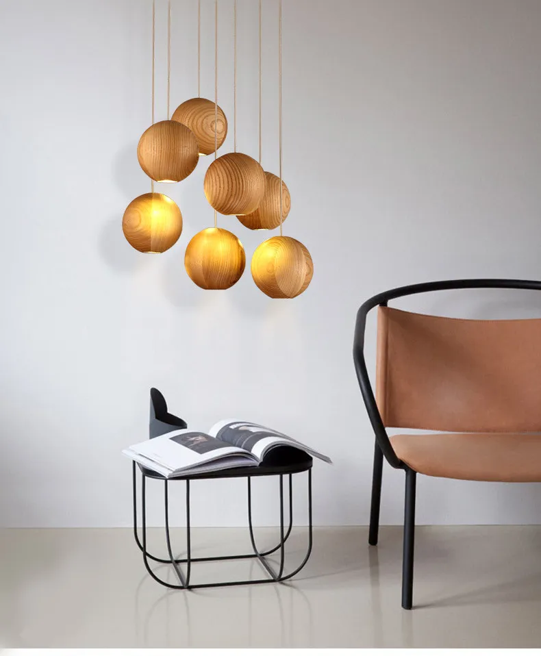 2016 Solid wood chandelier modern Chinese Japanese Nordic creative minimalist living room dining three single-head wooden lamp
2016 Solid wood chandelier modern Chinese Japanese Nordic creative minimalist living room dining three single-head wooden lamp