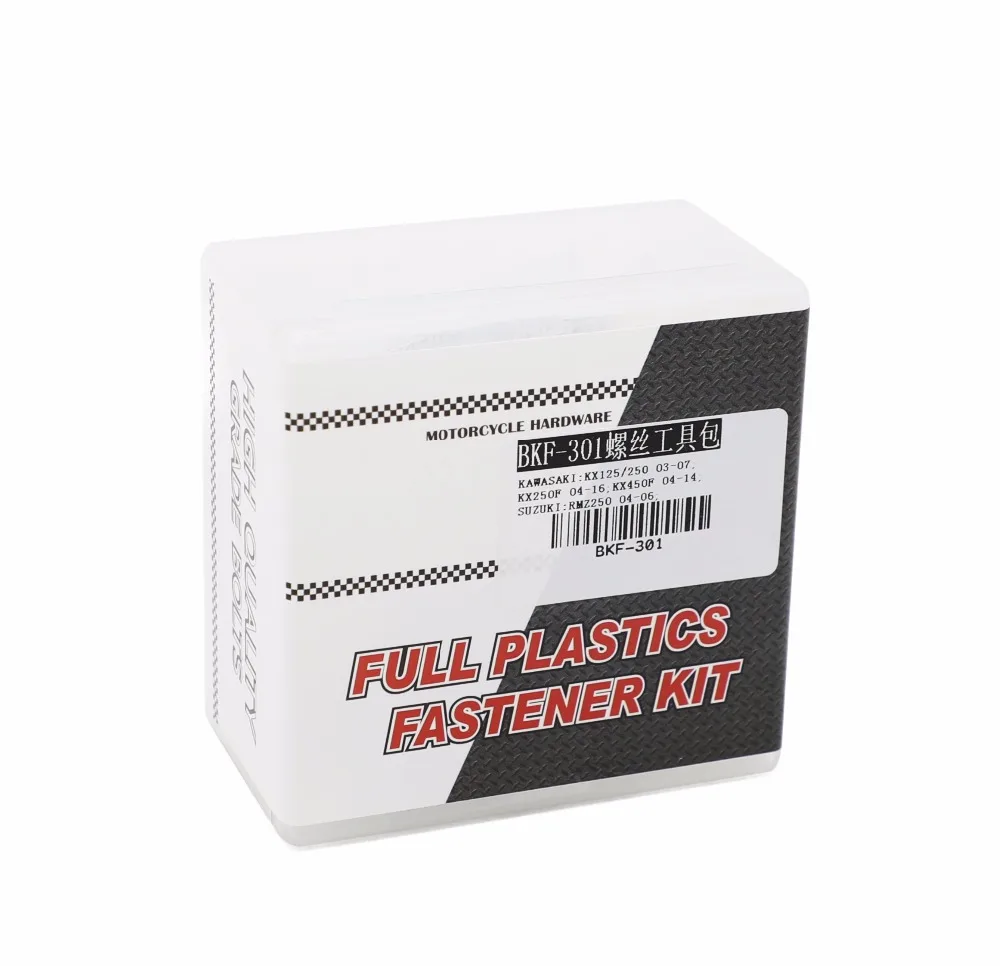 Hardware Bolt Full Plastics Fastener Kit For Kawasaki KX250F KX450F KX125 KX250 RMZ250 Style Motorcycle Motocross Dirt Bike Part
Hardware Bolt Full Plastics Fastener Kit For Kawasaki KX250F KX450F KX125 KX250 RMZ250 Style Motorcycle Motocross Dirt Bike Part
