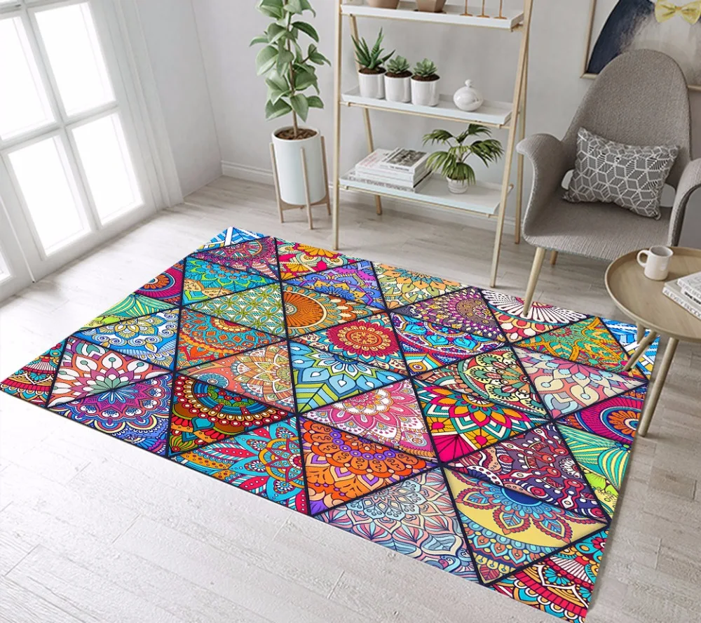 Indian Mandala Area Rugs And Carpets for Kids Baby Home Living Room Large Soft Cushion Bedroom WC kitchen Floor Door Bath Mats
Indian Mandala Area Rugs And Carpets for Kids Baby Home Living Room Large Soft Cushion Bedroom WC kitchen Floor Door Bath Mats