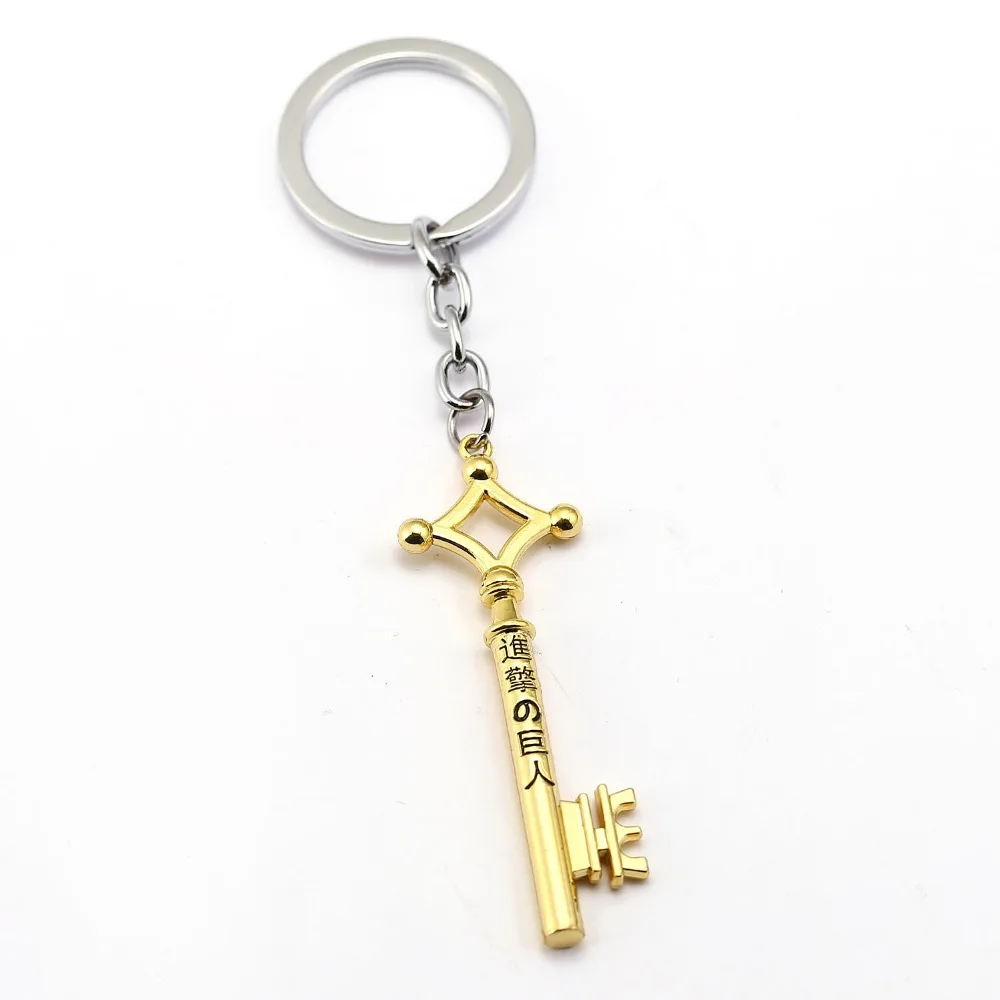 Attack on Titan Keychain Key Shape 3 colors Key Ring Holder Hot Anime Key Chain for car Fashion Jewelry
Attack on Titan Keychain Key Shape 3 colors Key Ring Holder Hot Anime Key Chain for car Fashion Jewelry