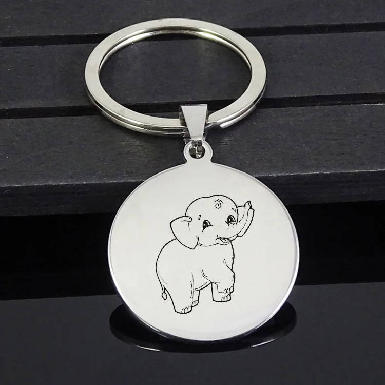 Cute Elephant Keychain Best Selling Disc Keychains Jewelry for Men and Women Drop Shipping YP7360
Cute Elephant Keychain Best Selling Disc Keychains Jewelry for Men and Women Drop Shipping YP7360