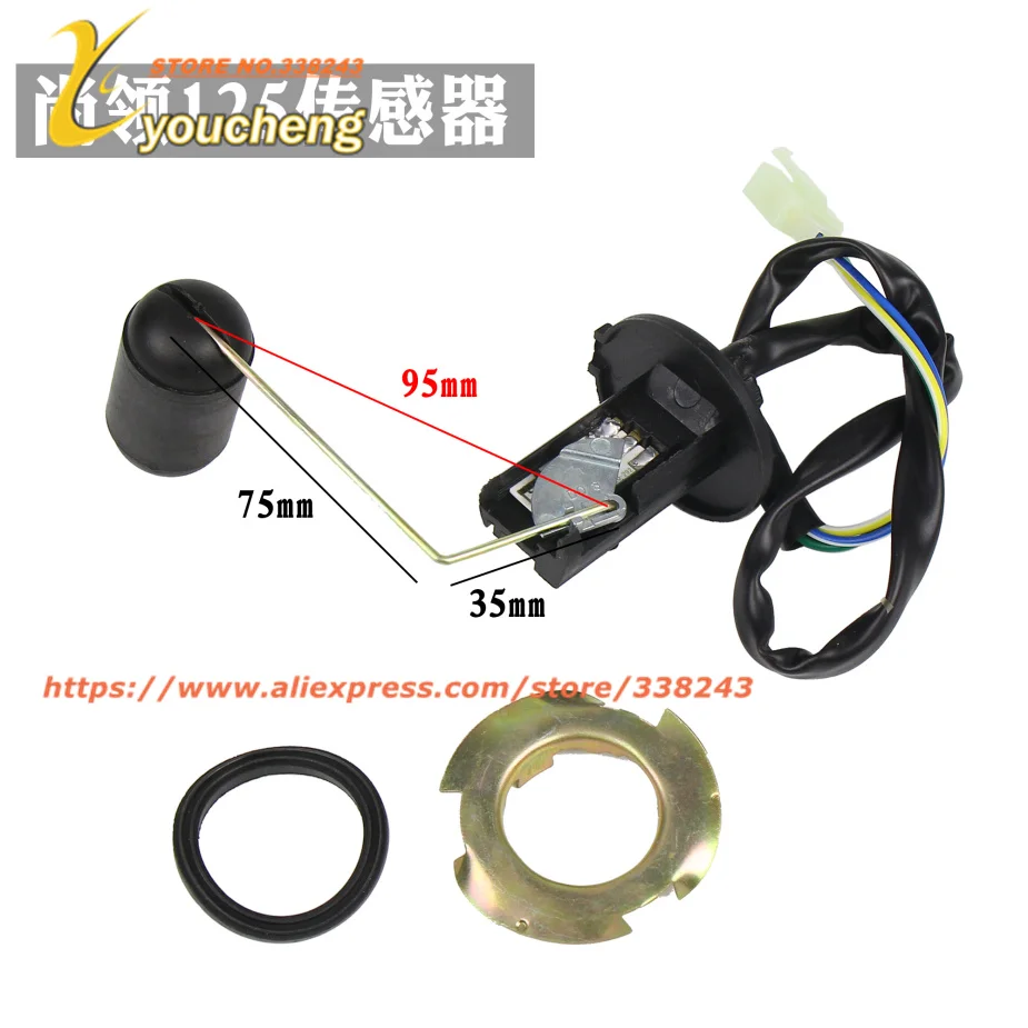 Replacement Repair Scooter Fuel Level Sensor Gasoline Tank Sensor Oil Float Gauge Chinese Moped Filter Pump Parts CGQ-SL125
Replacement Repair Scooter Fuel Level Sensor Gasoline Tank Sensor Oil Float Gauge Chinese Moped Filter Pump Parts CGQ-SL125