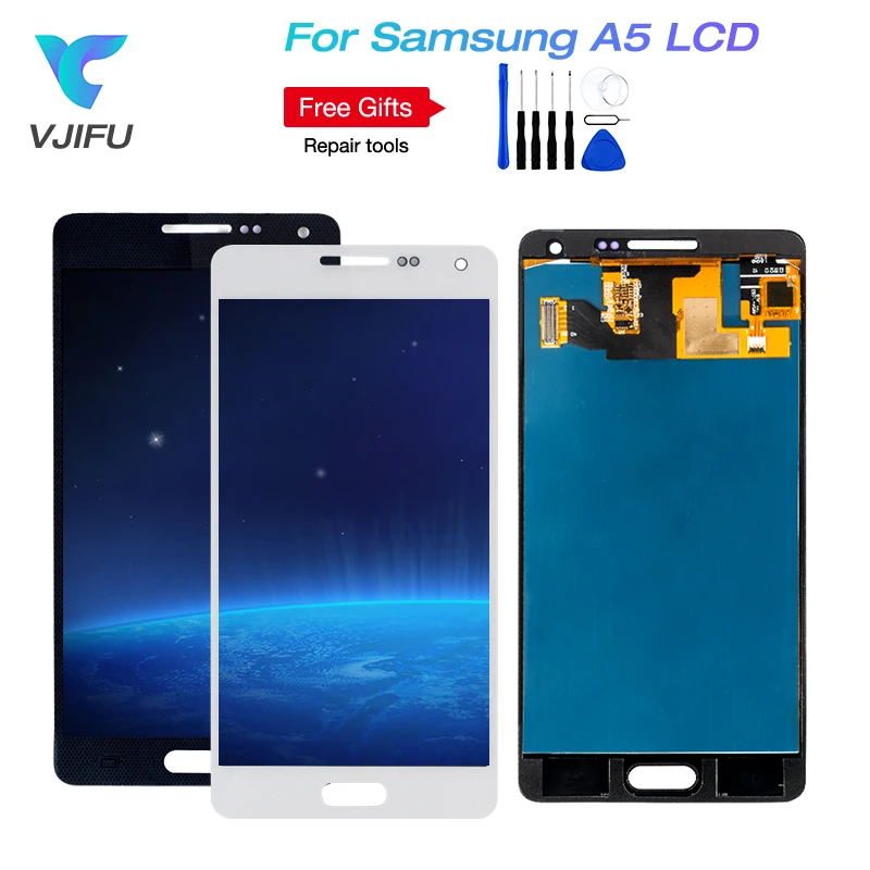 Сменный ЖК дисплей с дигитайзером и сенсорным экраном для Samsung Galaxy A5 A500 A500F A500M A500Y