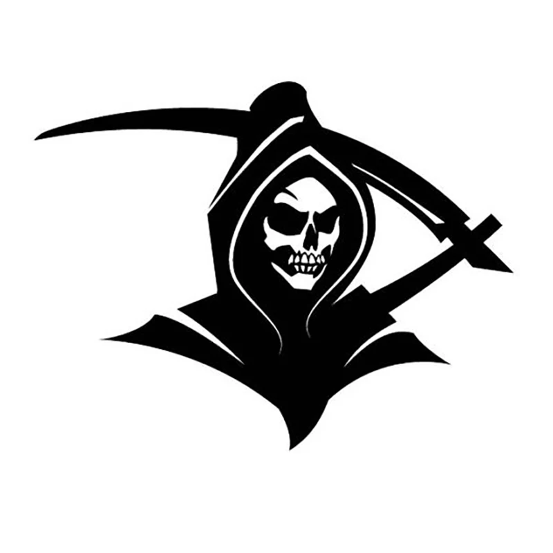 15*11.5CM Reaper Skull And Syth Car Sticker Cool Graphics Funny Car Window Bumper Novelty JDM Drift Vinyl Decal
15*11.5CM Reaper Skull And Syth Car Sticker Cool Graphics Funny Car Window Bumper Novelty JDM Drift Vinyl Decal