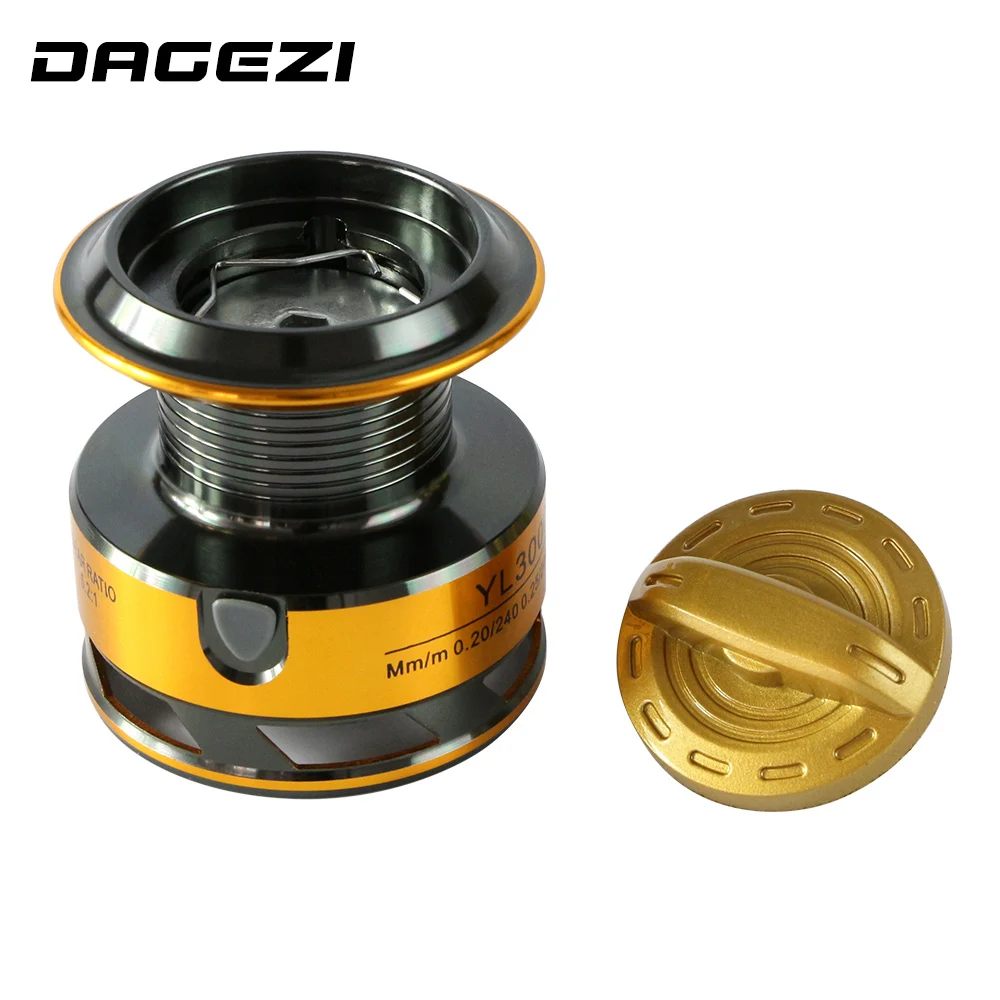 Рыболовная катушка DAGEZI 12BB для спиннинга из Золотого Металла YL1000 - 6000 | Спорт и