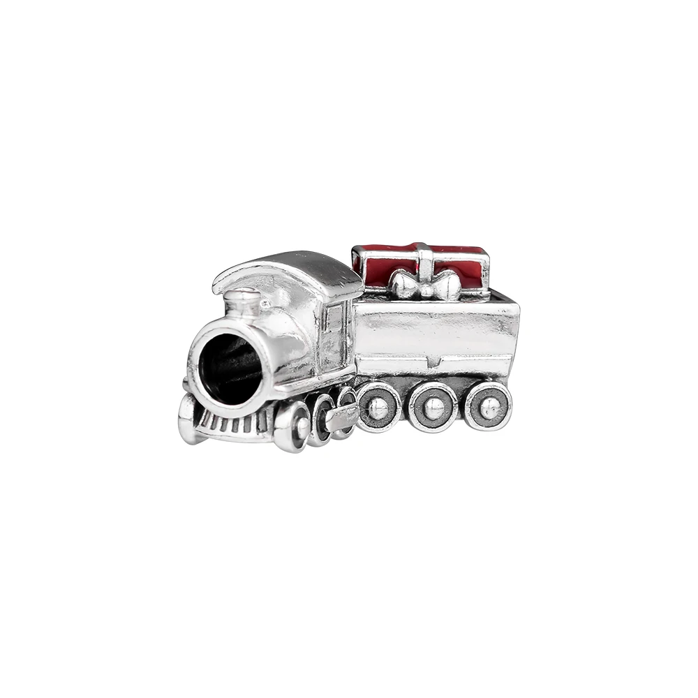 Genuine 925 Sterling Silver Christmas Train Charm Beads for Women Fits European Bracelet DIY Jewelry Making Kralen Berloques
Genuine 925 Sterling Silver Christmas Train Charm Beads for Women Fits European Bracelet DIY Jewelry Making Kralen Berloques