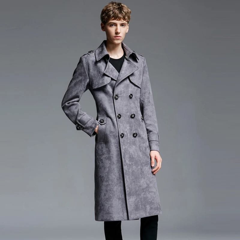 S-6XL!!Chamois trench outerwear ultra long 2018 double breasted deerskin cashmere overcoat male over-the-knee
S-6XL!!Chamois trench outerwear ultra long 2018 double breasted deerskin cashmere overcoat male over-the-knee