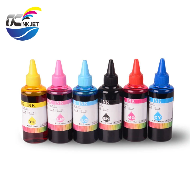 OCINKJET 6 Colors One Set Dye Ink Refill Kit For HP Desktop Inkjet Printer 100ML/Bottle Premium Dye Ink
OCINKJET 6 Colors One Set Dye Ink Refill Kit For HP Desktop Inkjet Printer 100ML/Bottle Premium Dye Ink