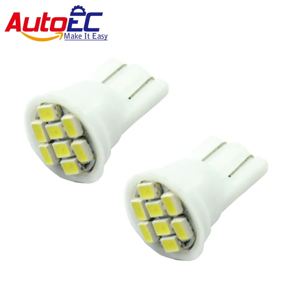 Автомобильные светодиодные лампы AutoEC T10 8smd 1206 194 168 W5w, клиновые лампы для габаритных огней, оптовая продажа, 192 шт./лот # LB04
Автомобильные светодиодные лампы AutoEC T10 8smd 1206 194 168 W5w, клиновые лампы для габаритных огней, оптовая продажа, 192 шт./лот # LB04