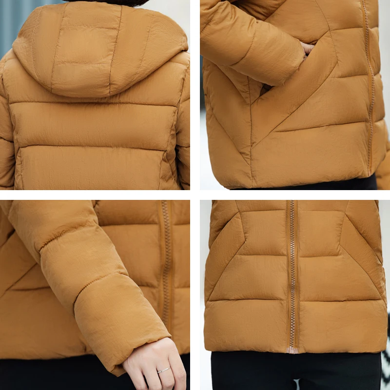 Women Winter Jacket Hooded Cotton Padded Outwear Female Autumn Short Coat 5 Colors Parka Chaqueta Mujer Invierno
Women Winter Jacket Hooded Cotton Padded Outwear Female Autumn Short Coat 5 Colors Parka Chaqueta Mujer Invierno